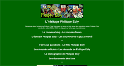 Desktop Screenshot of philippe-ebly.net