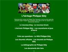 Tablet Screenshot of philippe-ebly.net